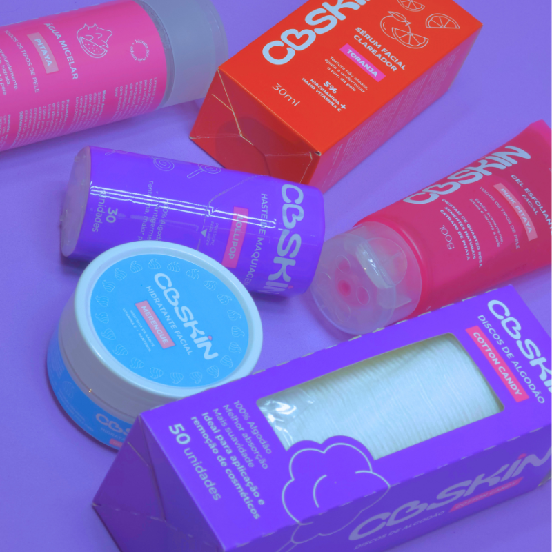 Kit Skincare Facial Completo Cottonbaby CBSKIN