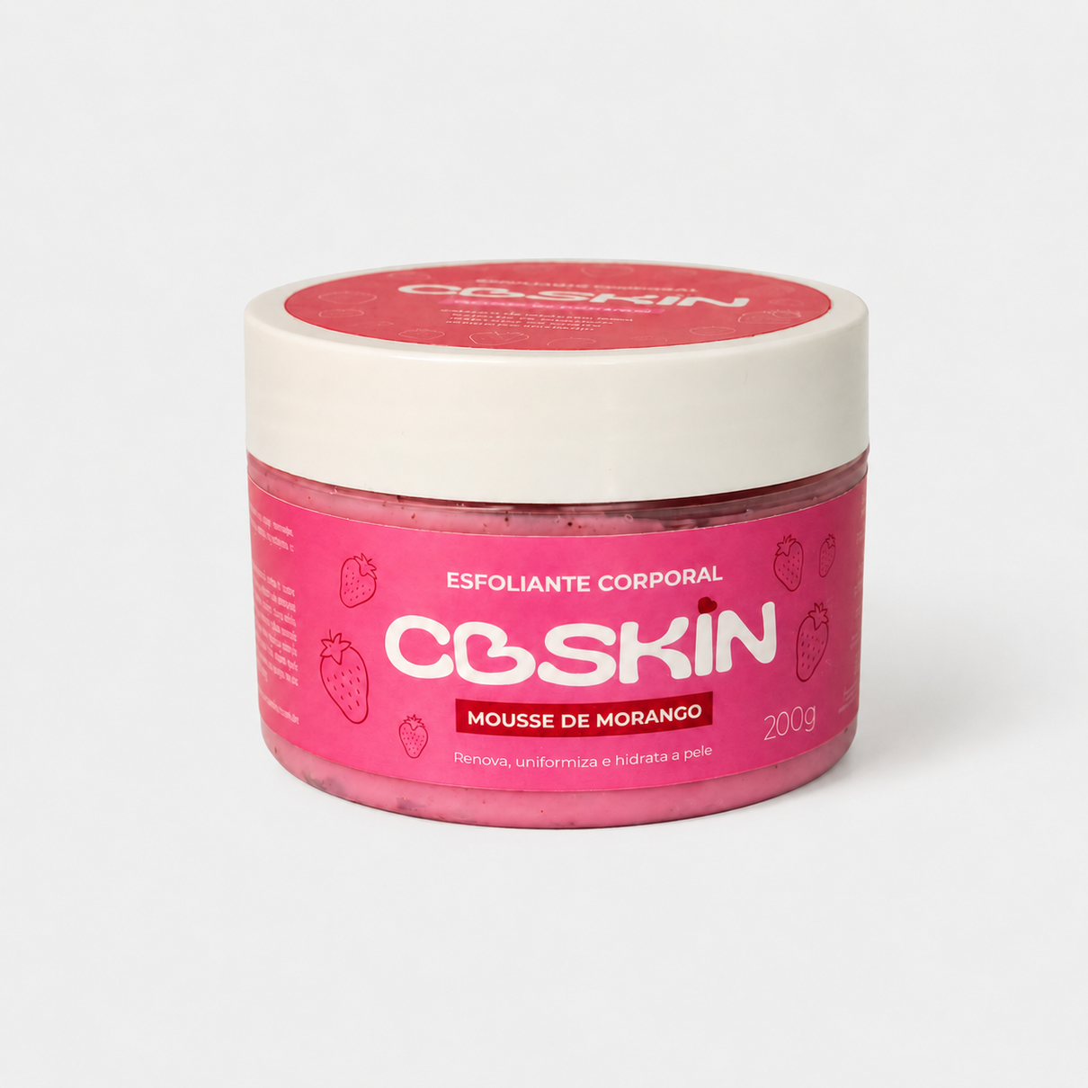 Esfoliante Corporal de Morango Cottonbaby