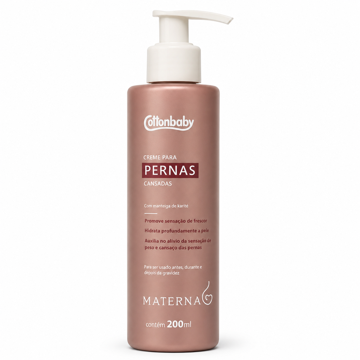 Creme para Pernas Cansadas Materna Cottonbaby