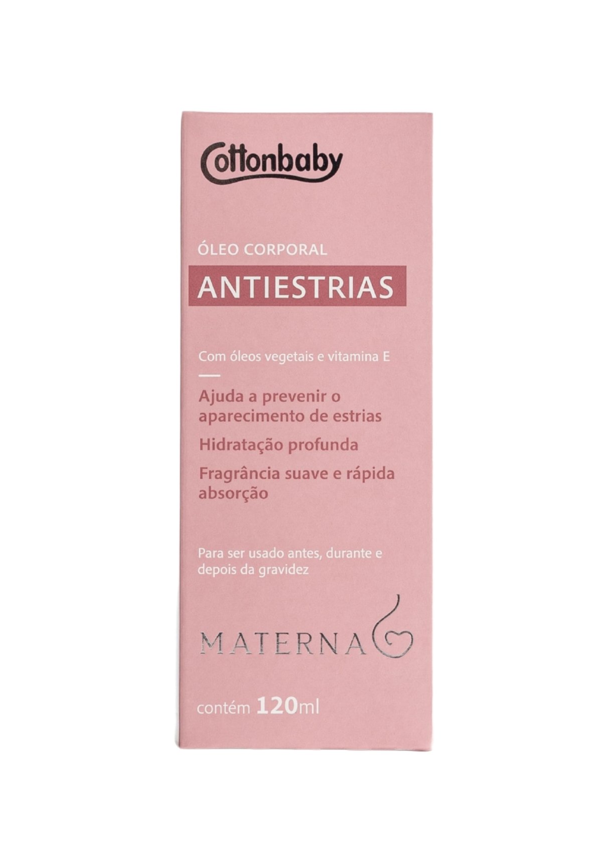 Óleo Corporal Antiestrias Cottonbaby Materna