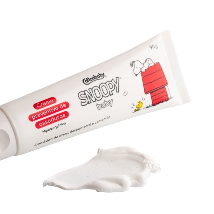 Creme Preventivo de Assaduras Cottonbaby Snoopy Baby 90g