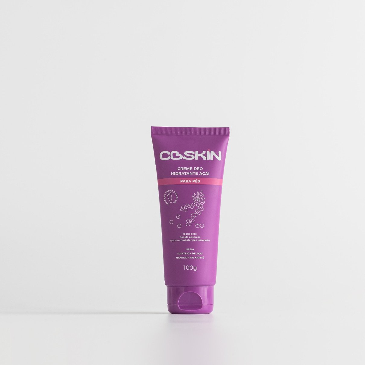 Creme Hidratante para os P&eacute;s Cottonbaby 100g
