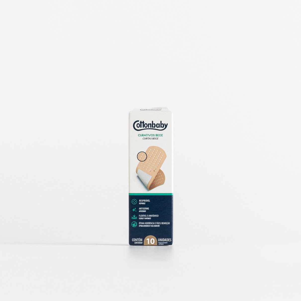 Embalagem Curativo Cottonbaby Tradicional 10 unidades