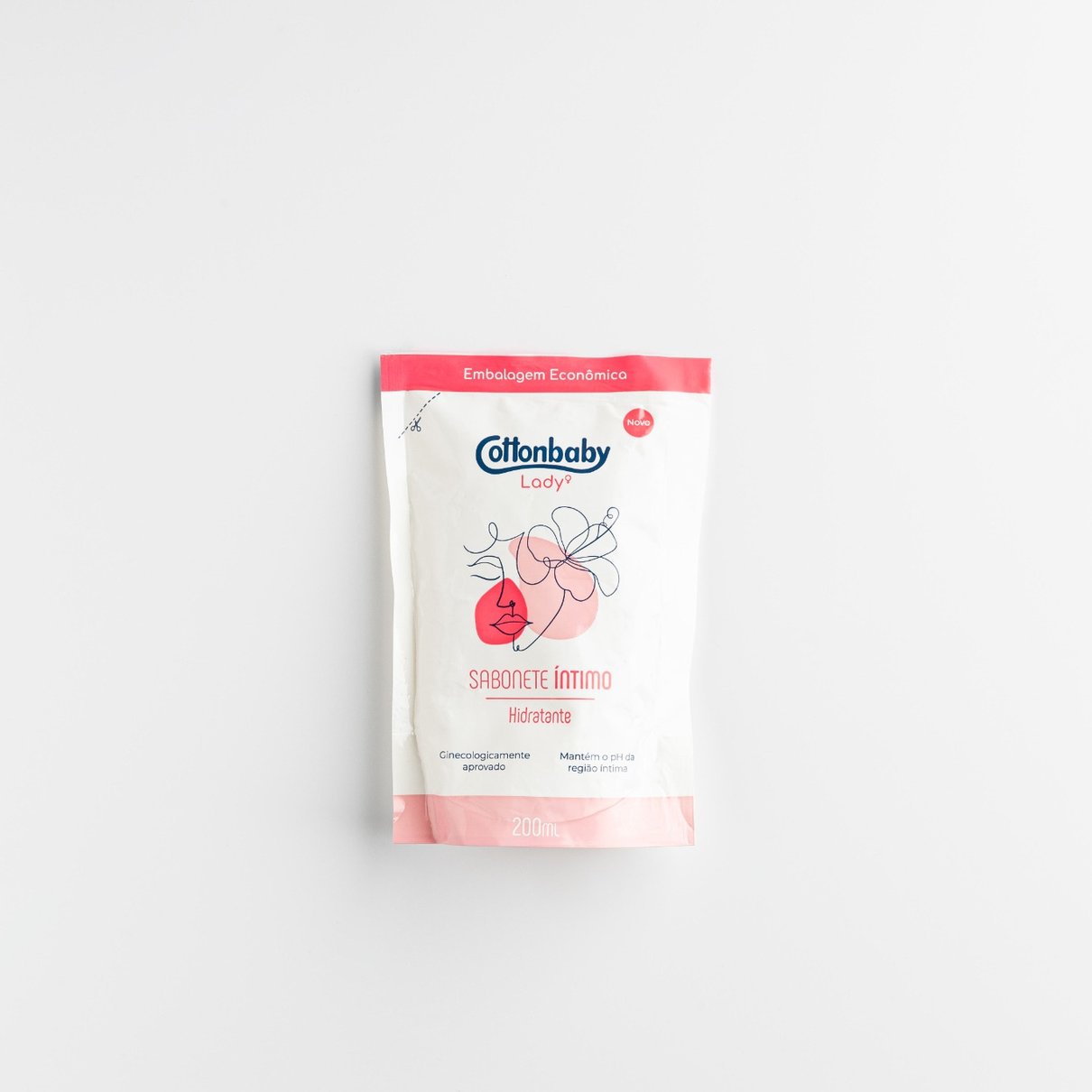 Refil Sabonete Íntimo Hidratante Cottonbaby Lady