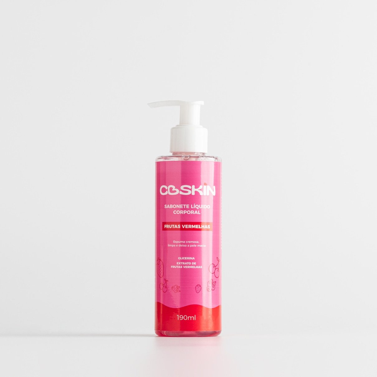 Sabonete L&iacute;quido Frutas Vermelhas CBSKIN 190ml
