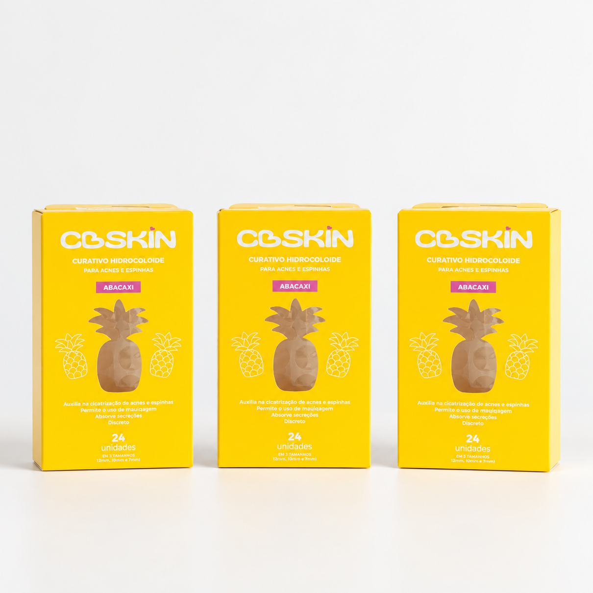 Kit 3 Curativos Antiacne e Espinhas CBSKIN
